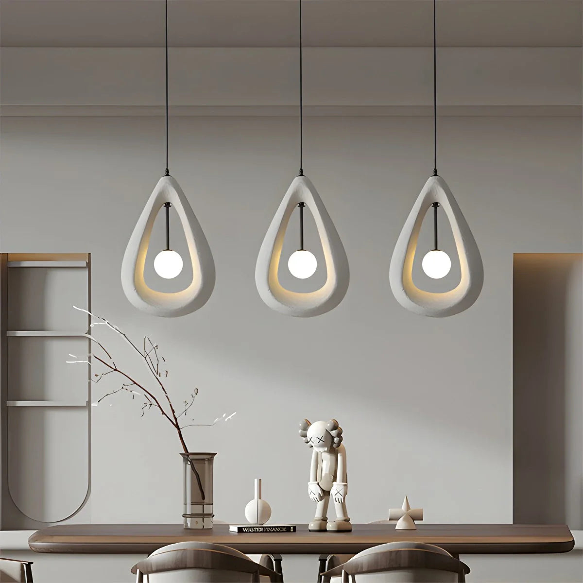 Feyran Contemporary Creative Teardrop Orb Pendant Light