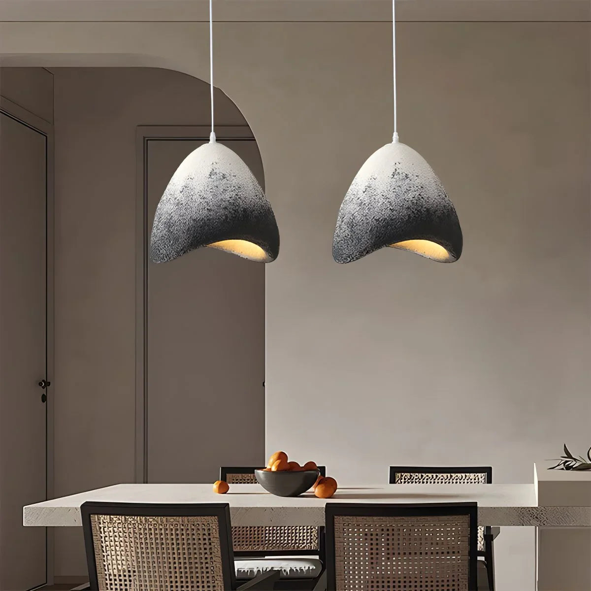 Feyran Japanese Style Bird's Nest Shape Pendant Light