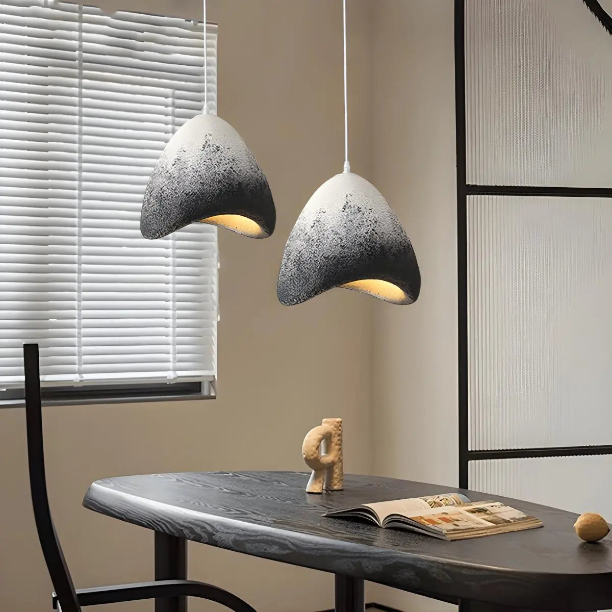 Feyran Japanese Style Bird's Nest Shape Pendant Light