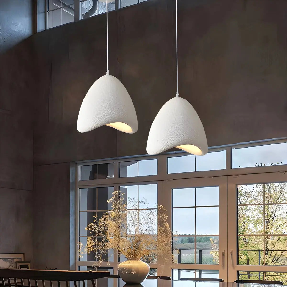 Feyran Japanese Style Bird's Nest Shape Pendant Light