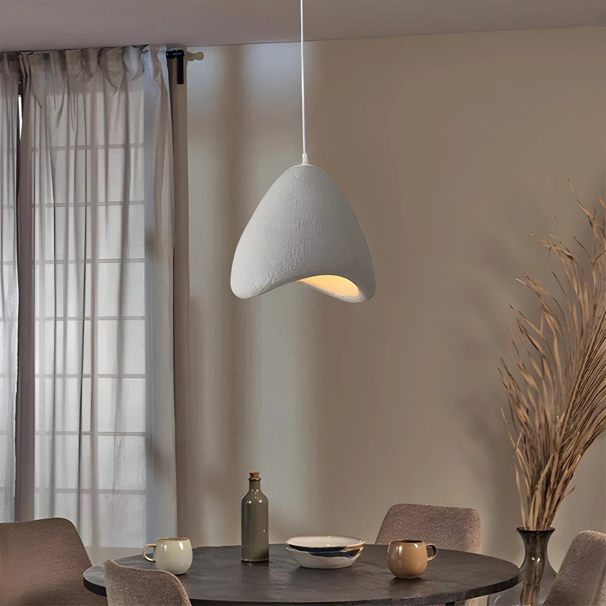 Feyran Japanese Style Bird's Nest Shape Pendant Light