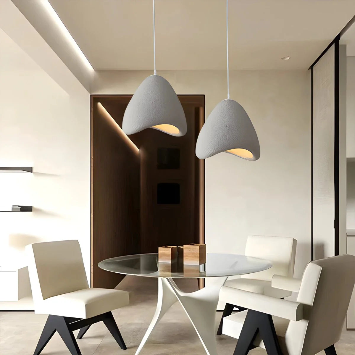 Feyran Japanese Style Bird's Nest Shape Pendant Light