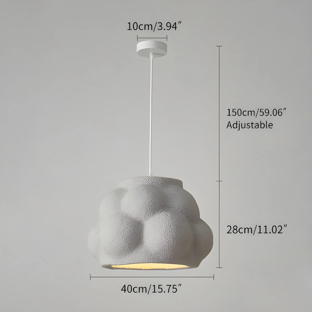 Feyran Wabi Sabi Cloud Pendant Light for Living Room