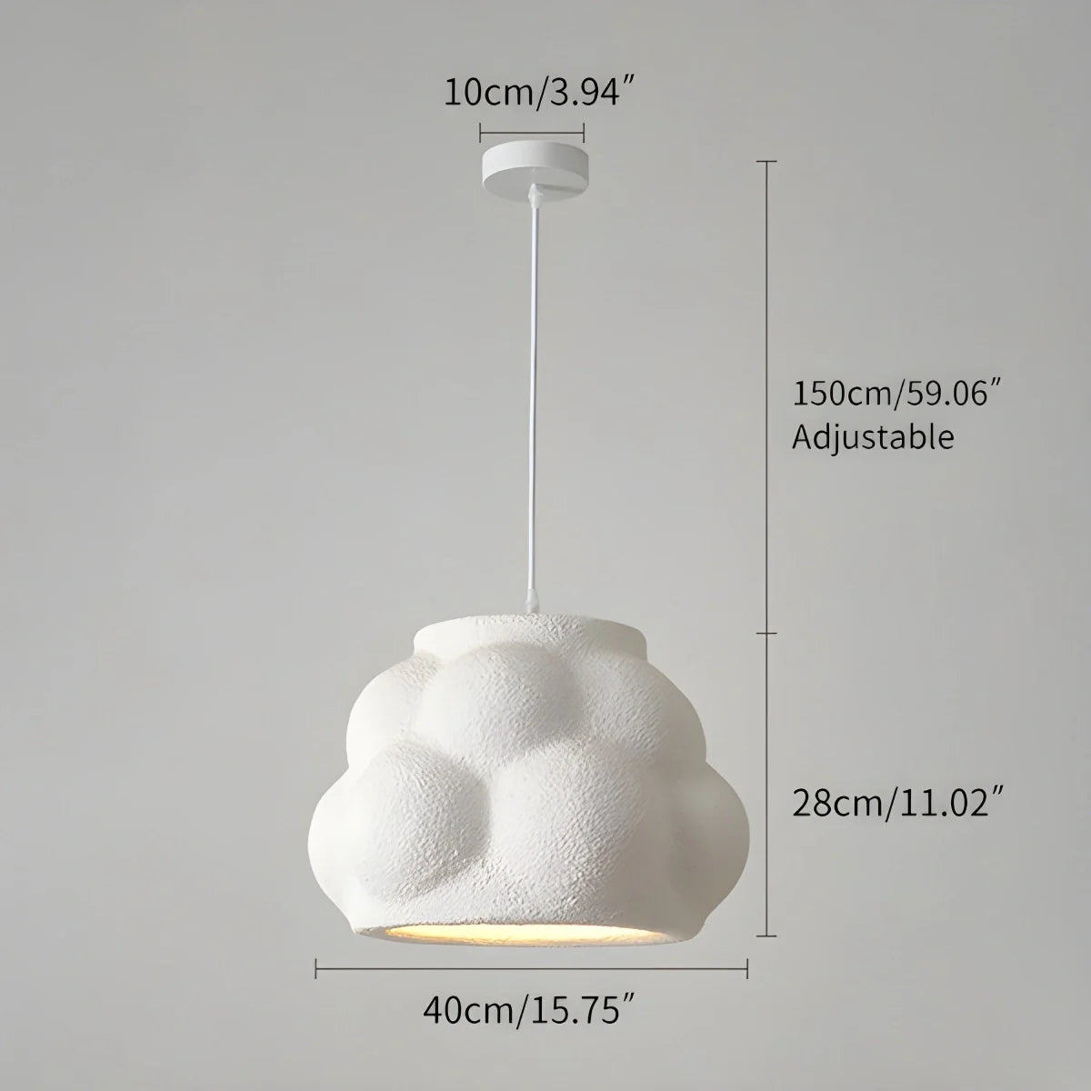 Feyran Wabi Sabi Cloud Pendant Light for Living Room