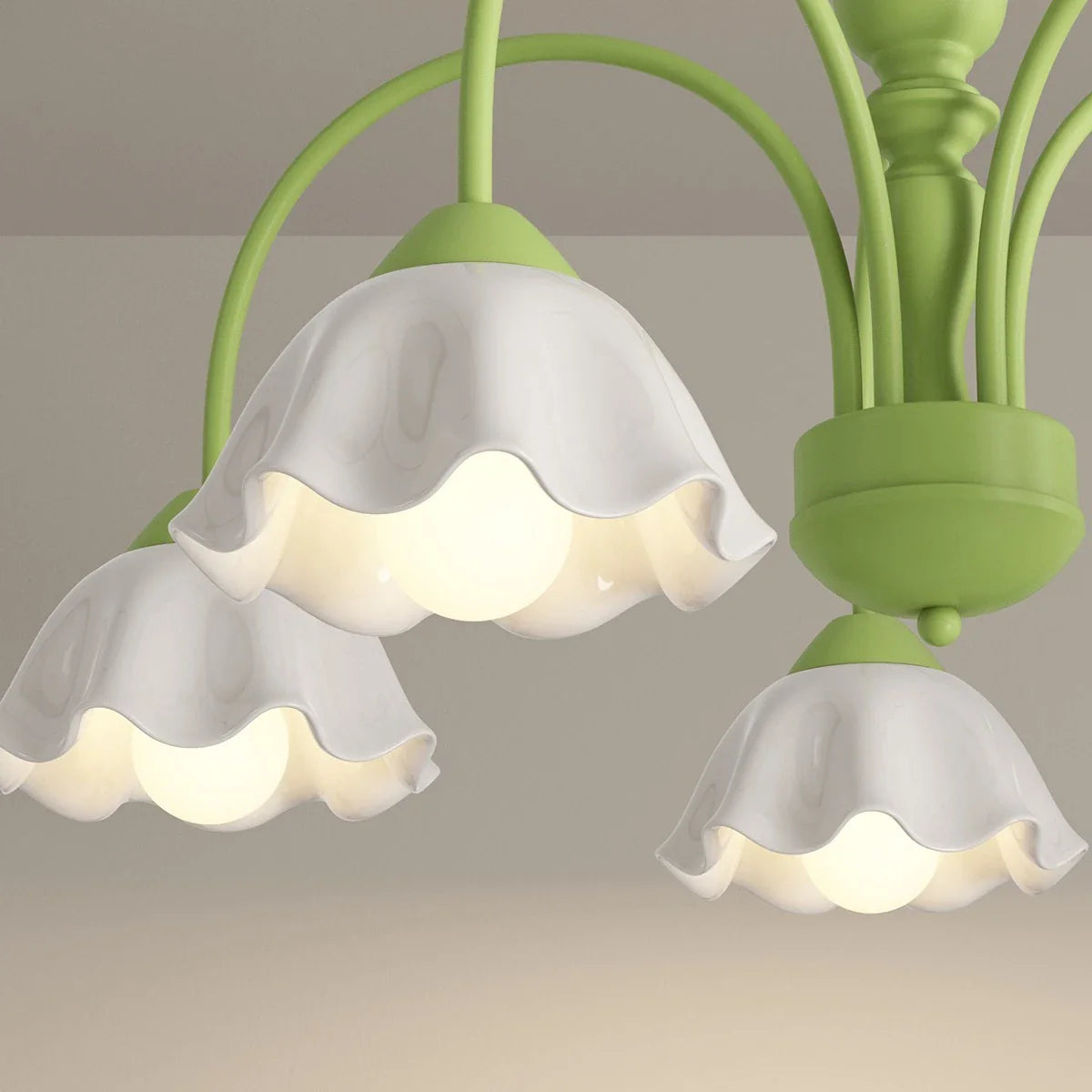 Feyran French Pastoral Style Flower Chandelier