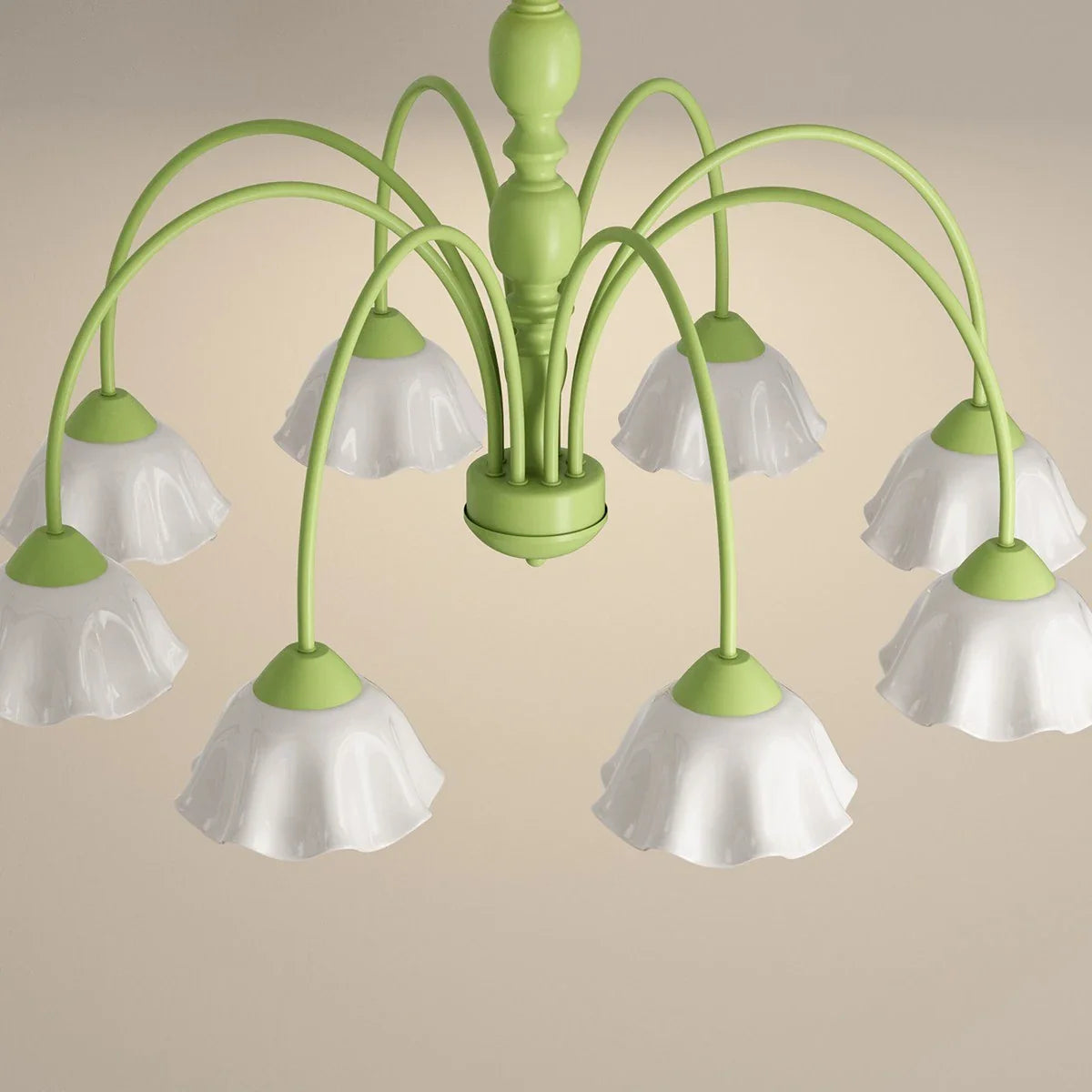 Feyran French Pastoral Style Flower Chandelier