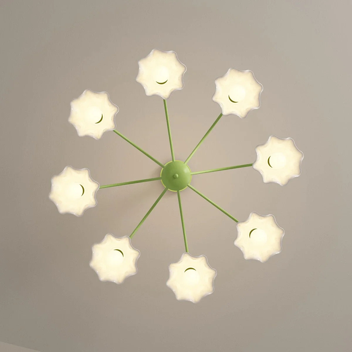 Feyran French Pastoral Style Flower Chandelier