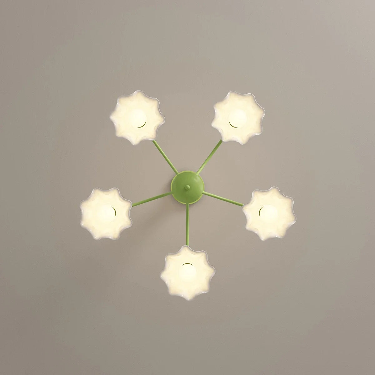 Feyran French Pastoral Style Flower Chandelier