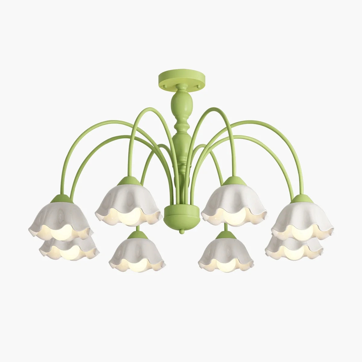 Feyran French Pastoral Style Flower Chandelier
