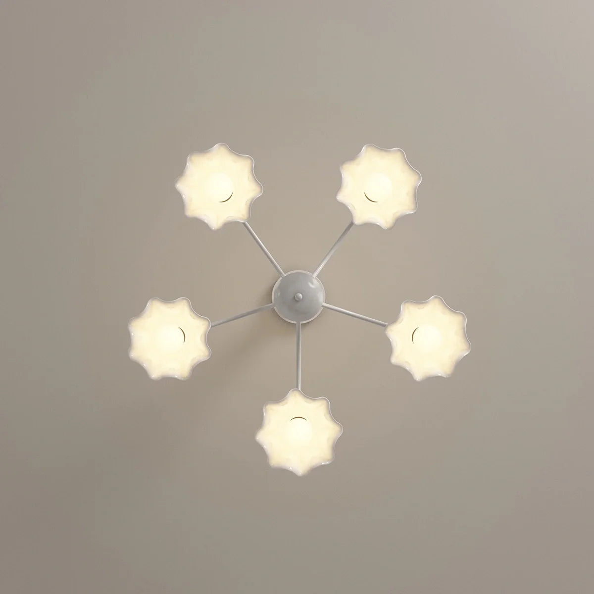 Feyran French Pastoral Style Flower Chandelier