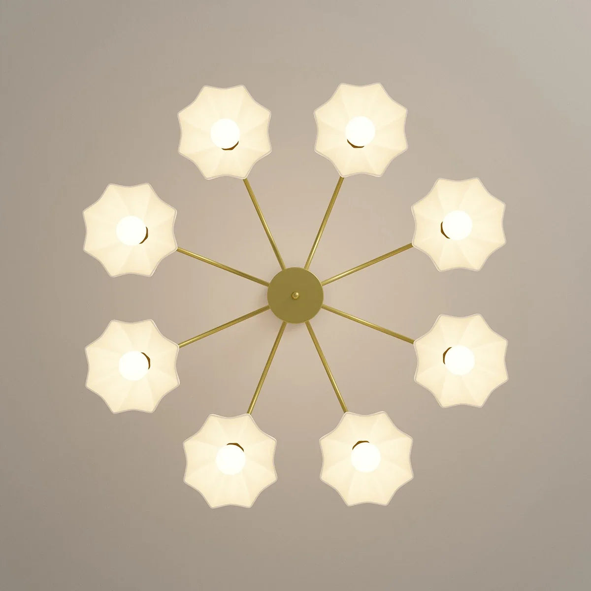 Feyran Nordic Modern Light Luxury Flower Chandelier