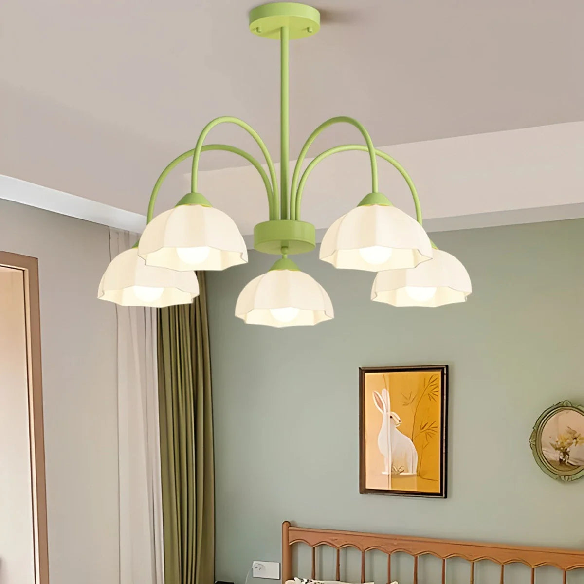 Feyran Nordic Modern Light Luxury Flower Chandelier