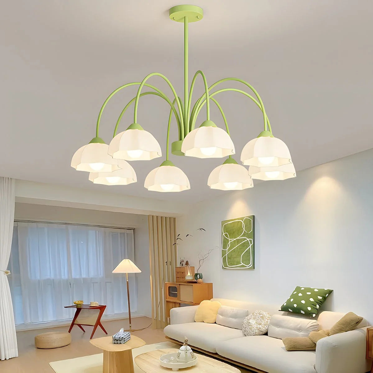 Feyran Nordic Modern Light Luxury Flower Chandelier