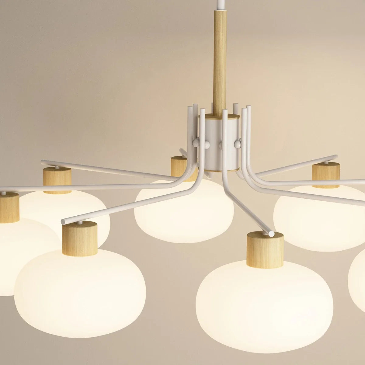 Feyran Pastoral American Retro Flower Chandelier