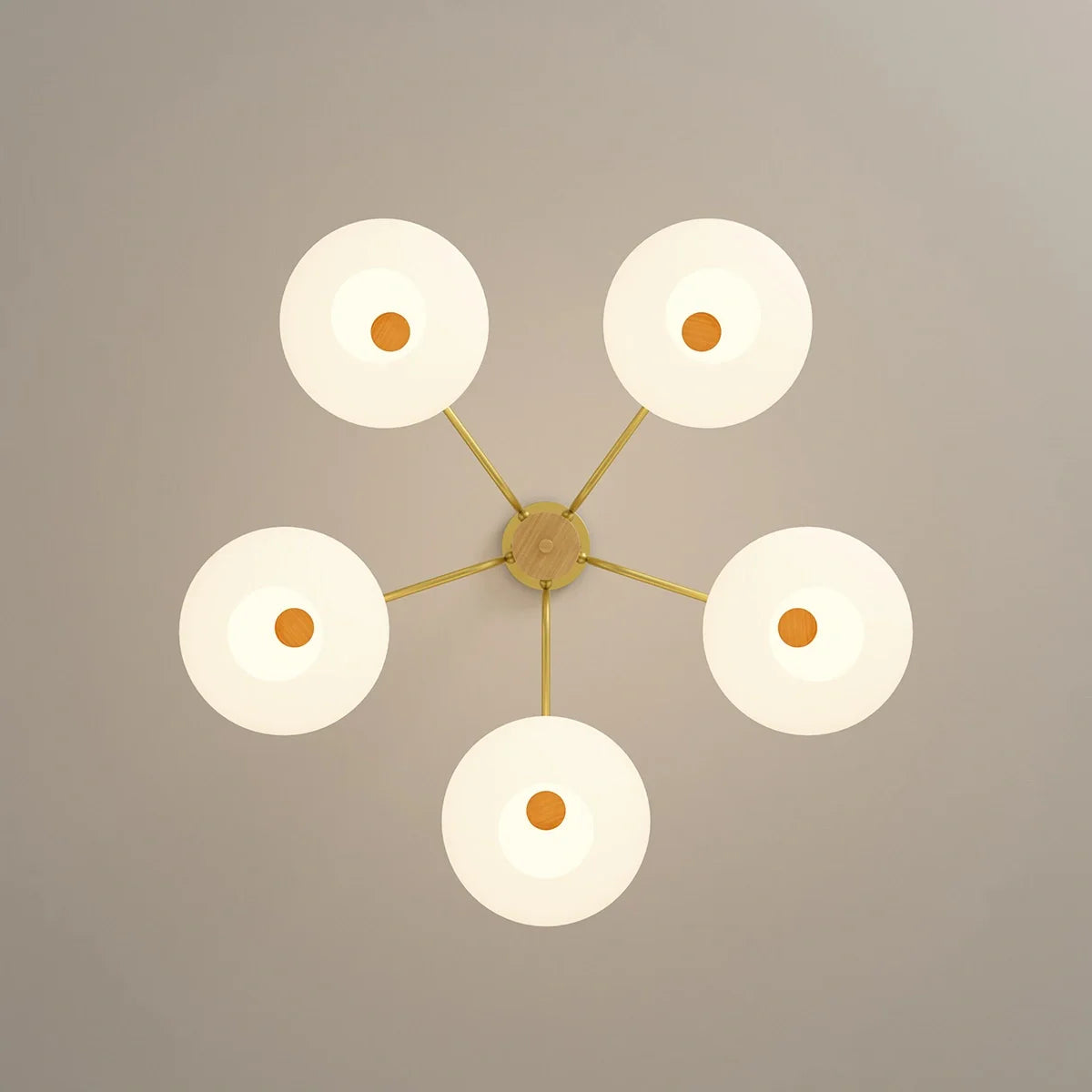 Feyran Pastoral American Retro Flower Chandelier