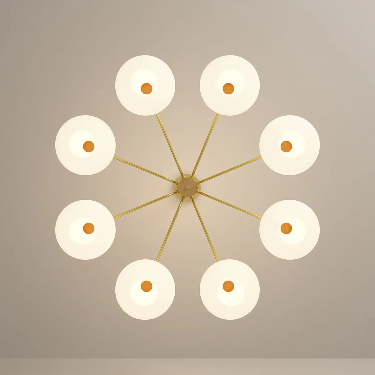 Feyran Pastoral American Retro Flower Chandelier