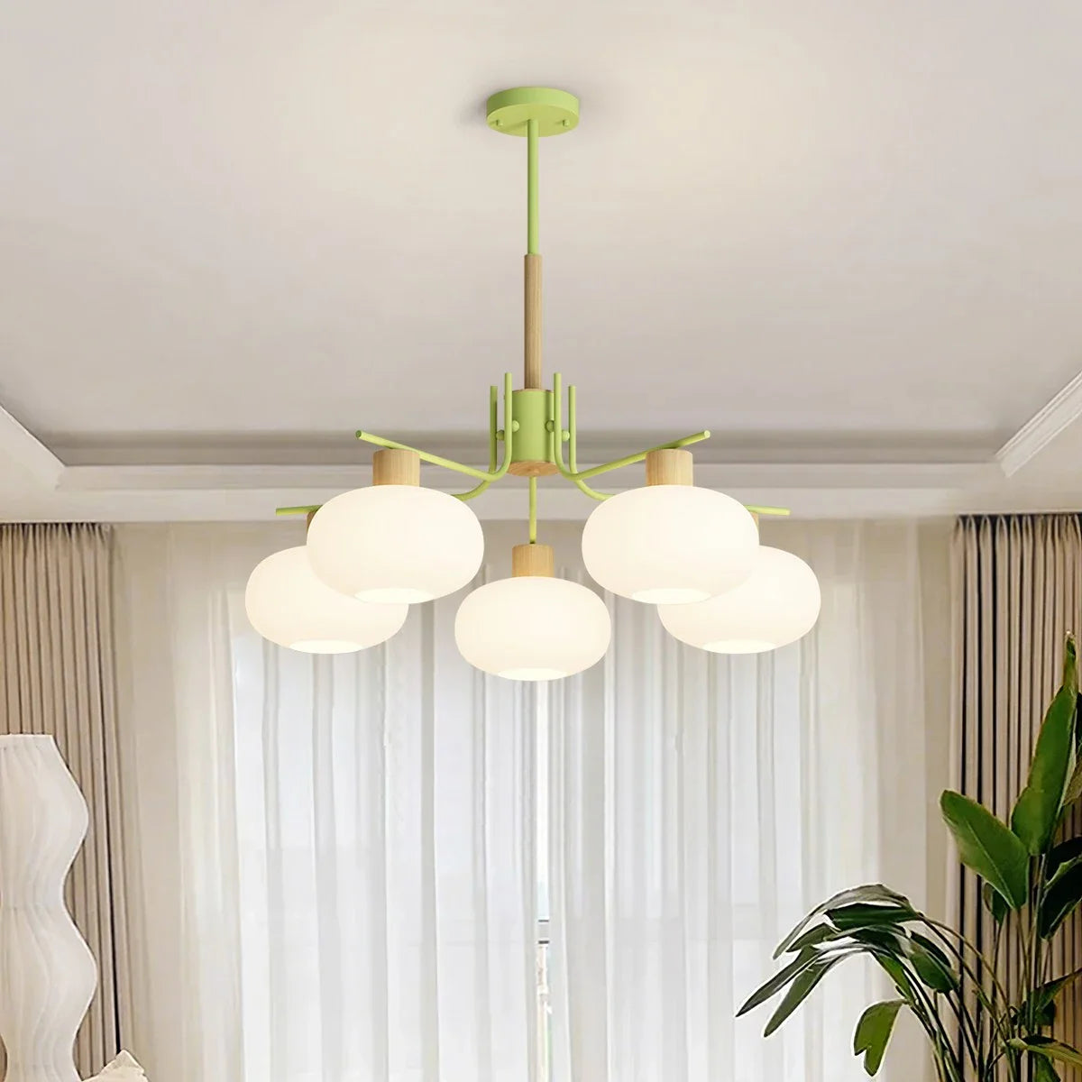 Feyran Pastoral American Retro Flower Chandelier