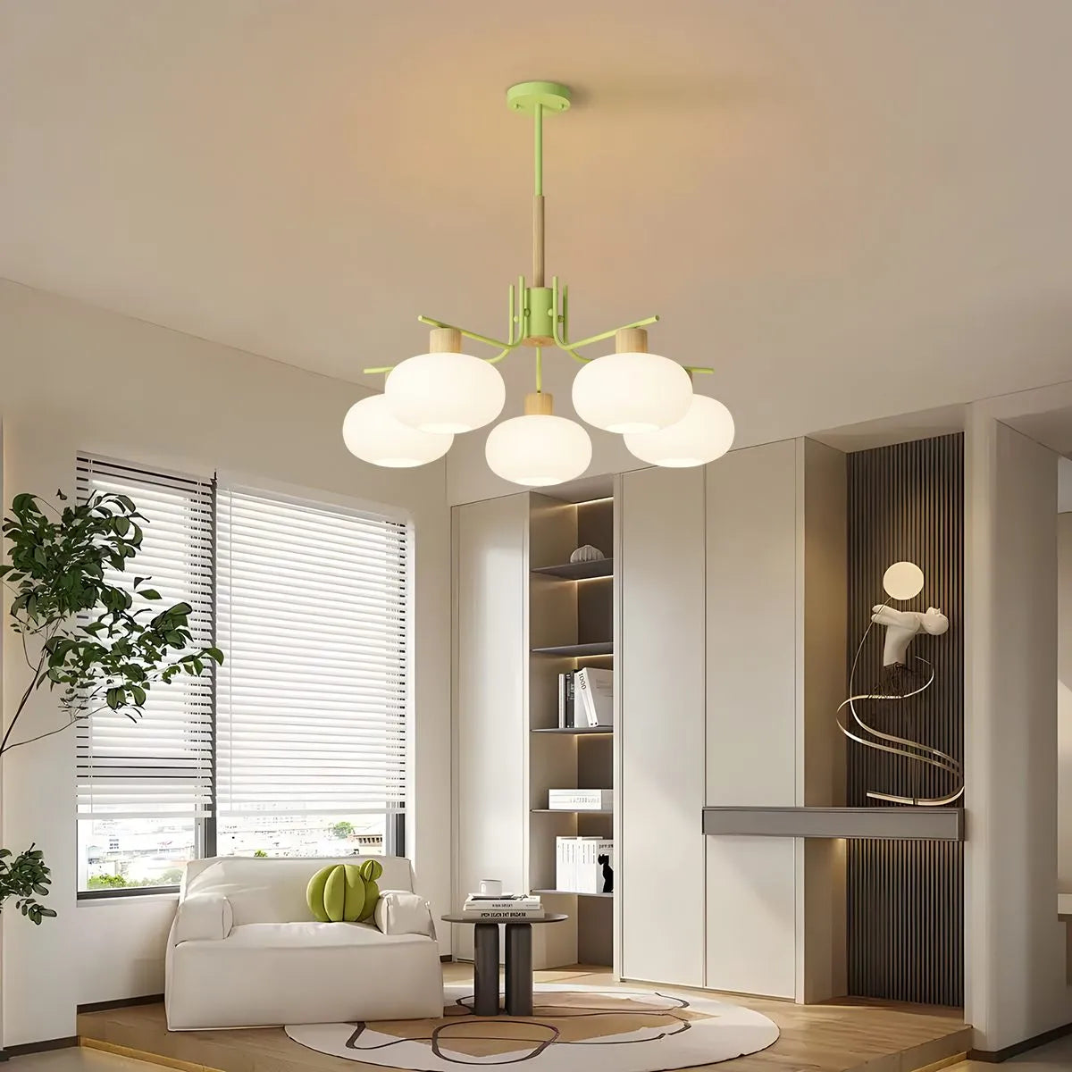 Feyran Pastoral American Retro Flower Chandelier