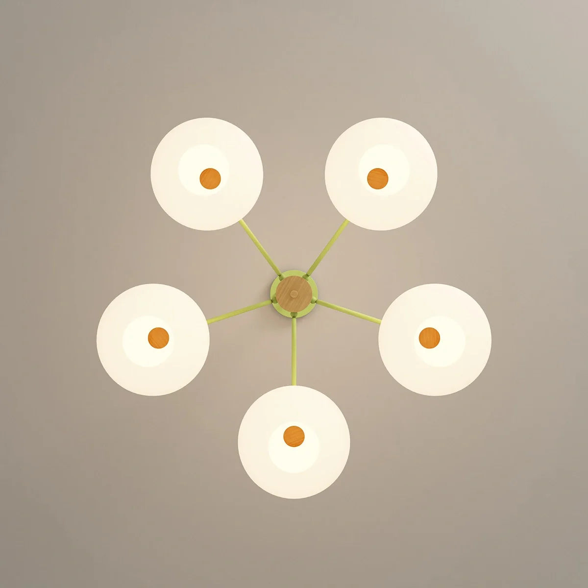 Feyran Pastoral American Retro Flower Chandelier