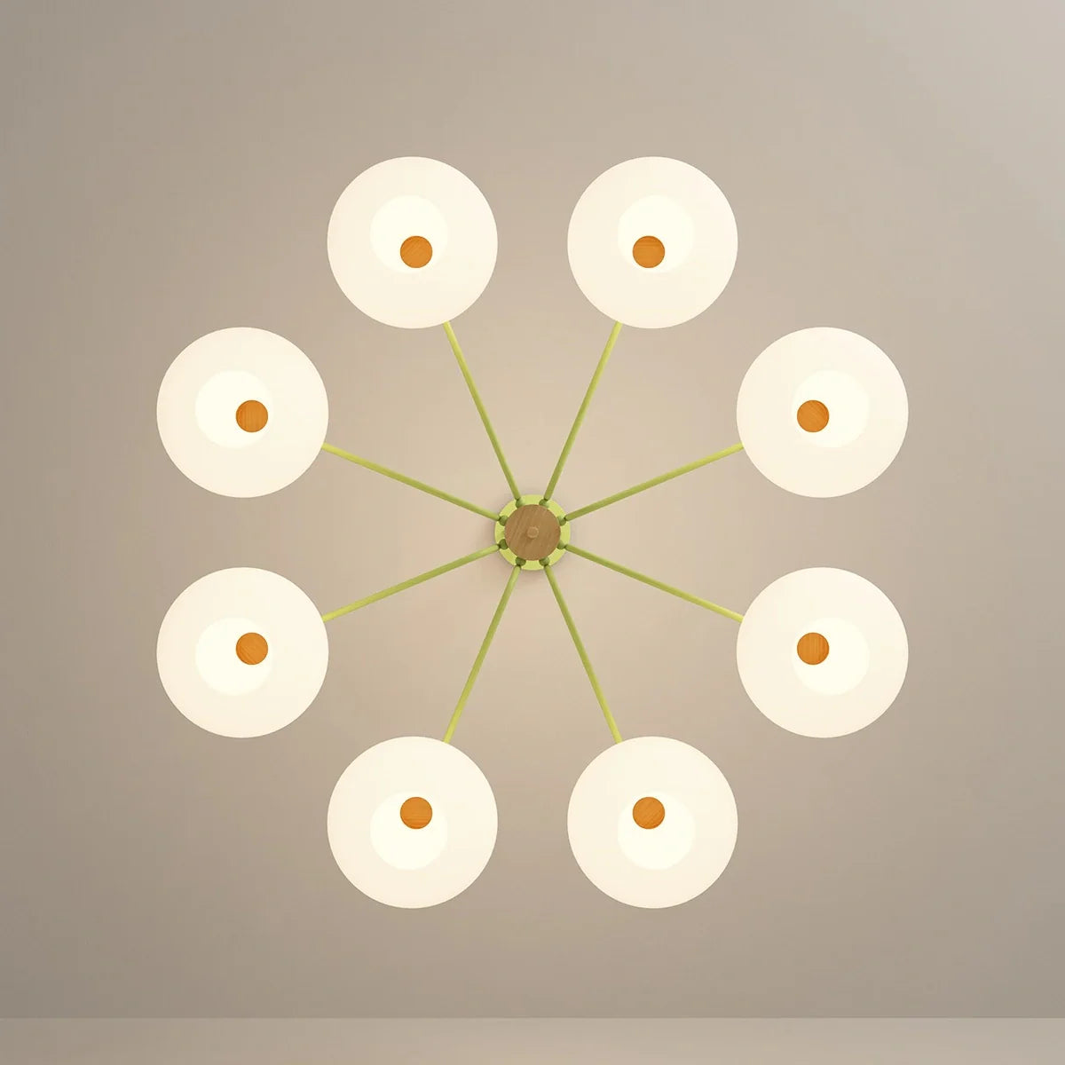 Feyran Pastoral American Retro Flower Chandelier