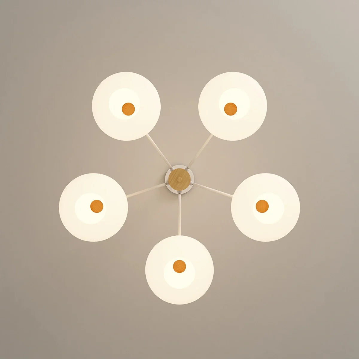 Feyran Pastoral American Retro Flower Chandelier