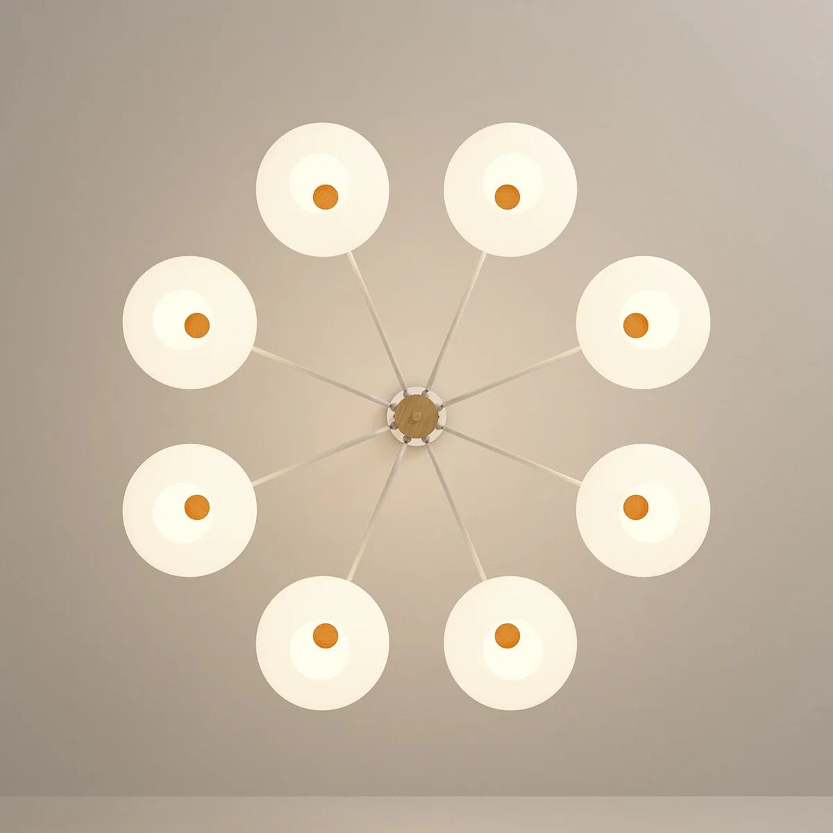 Feyran Pastoral American Retro Flower Chandelier
