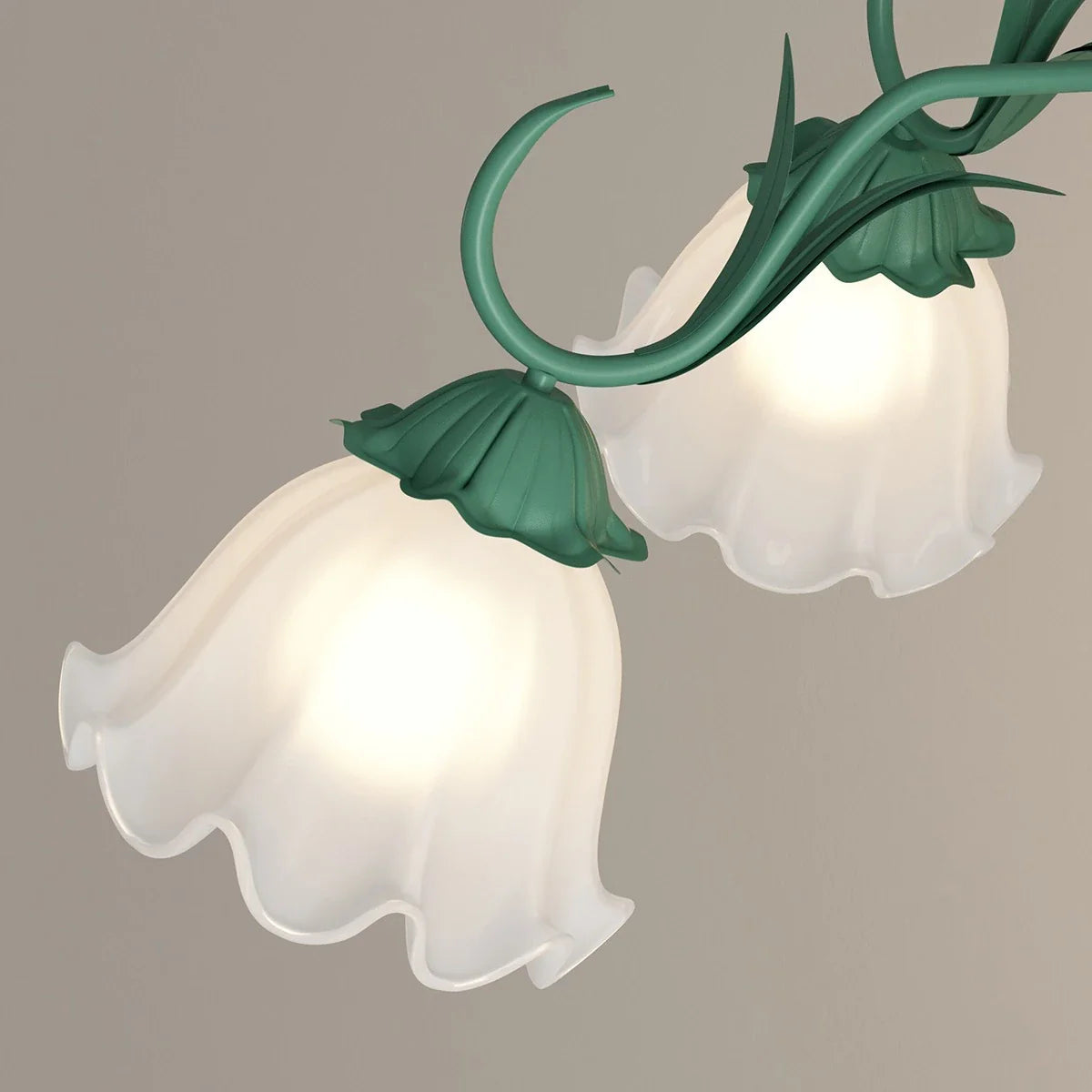 Feyran American Retro Pastoral Style Flower Chandelier