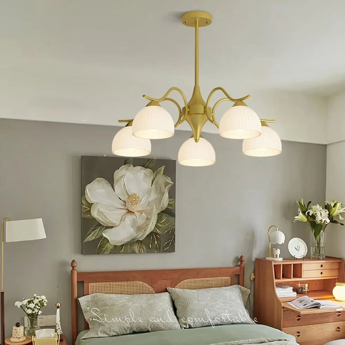 Feyran French Pastoral Living Room Chandelier