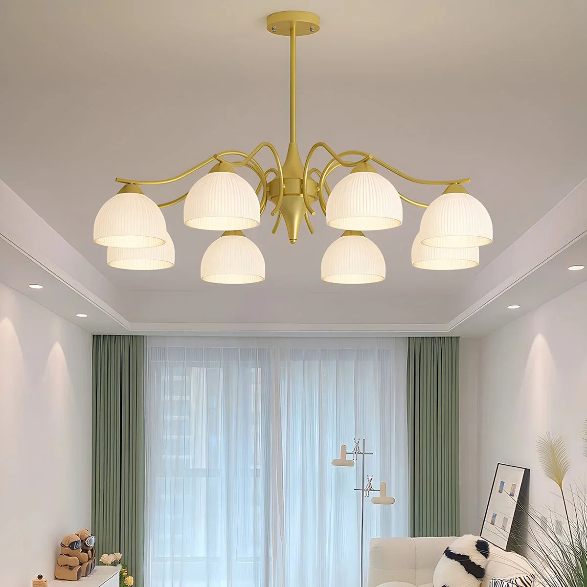 Feyran French Pastoral Living Room Chandelier
