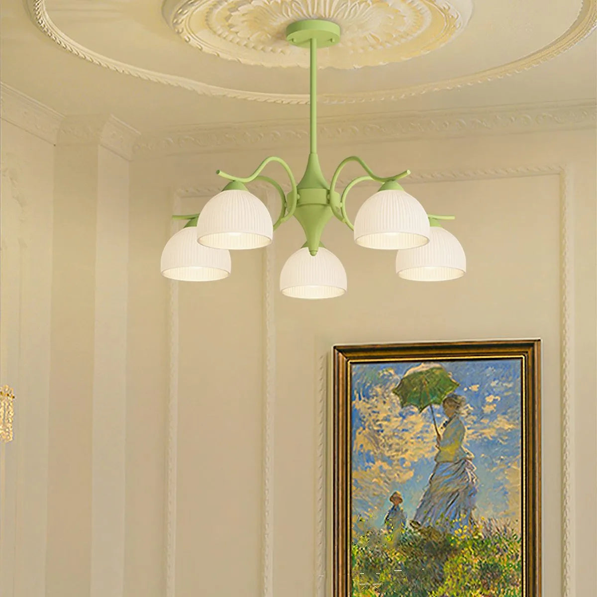 Feyran French Pastoral Living Room Chandelier