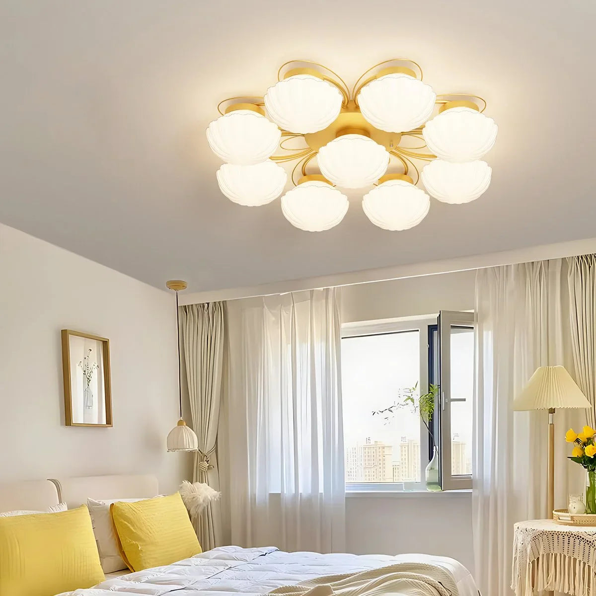 Feyran Creative Flower Living Room Ceiling Lamp