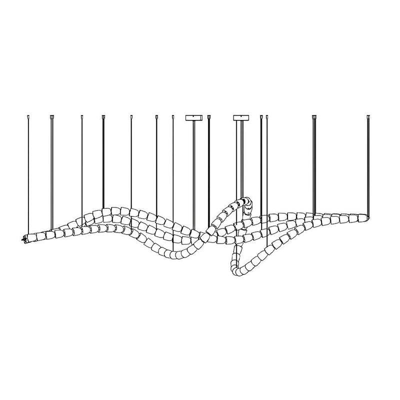 Gabriel Gold Crystal Chandelier