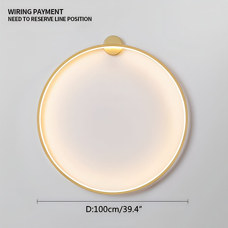 Feyran Round Ring LED Wall Lamp for Living Room