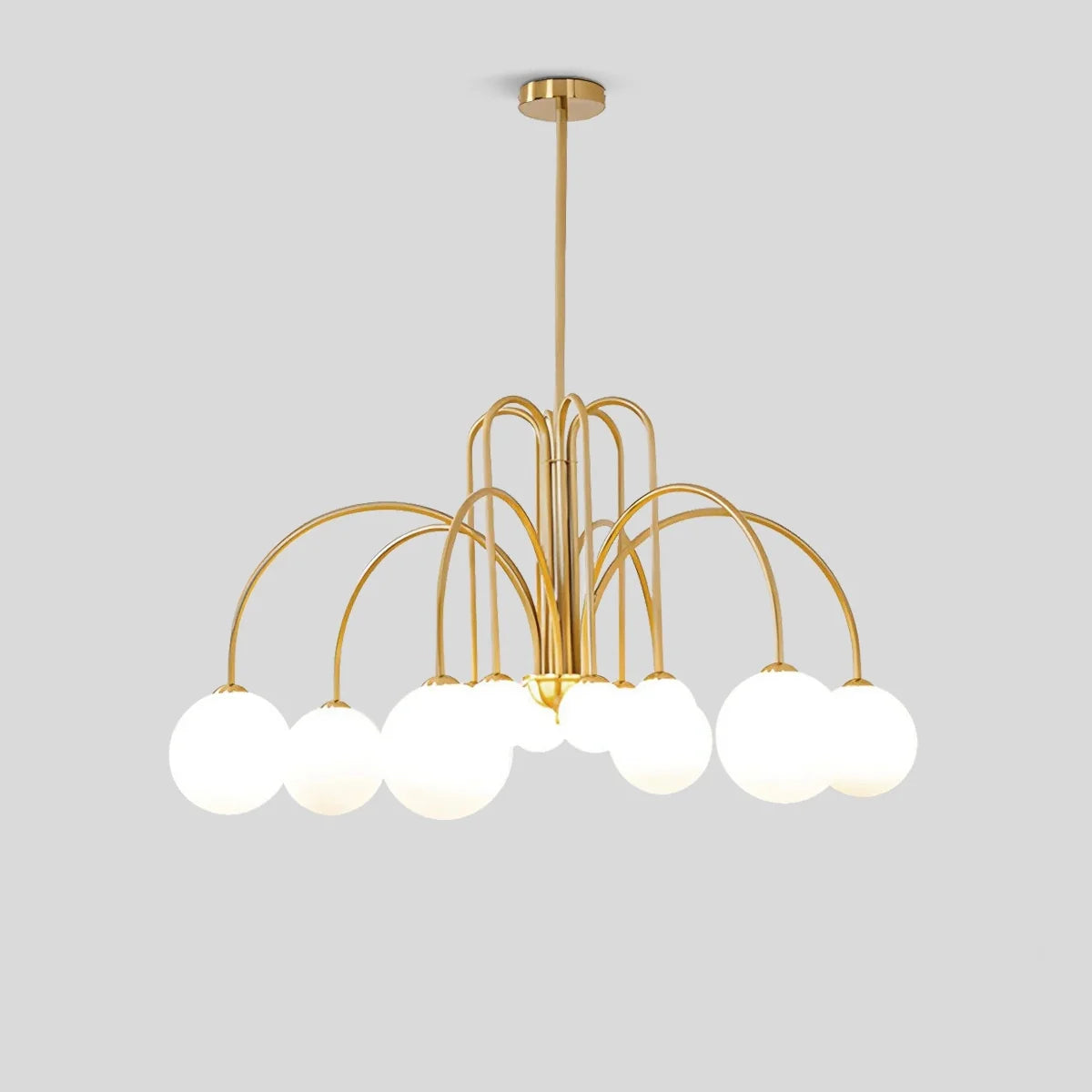 Feyran Avi Double Layer Glass Chandelier