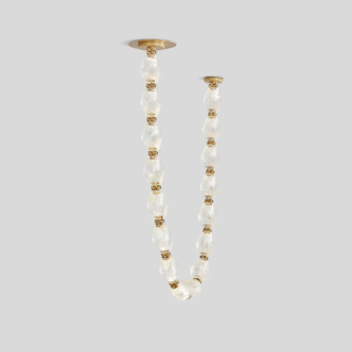 Feyran Zypheria Art Deco Czech Glass Beaded Chandelier