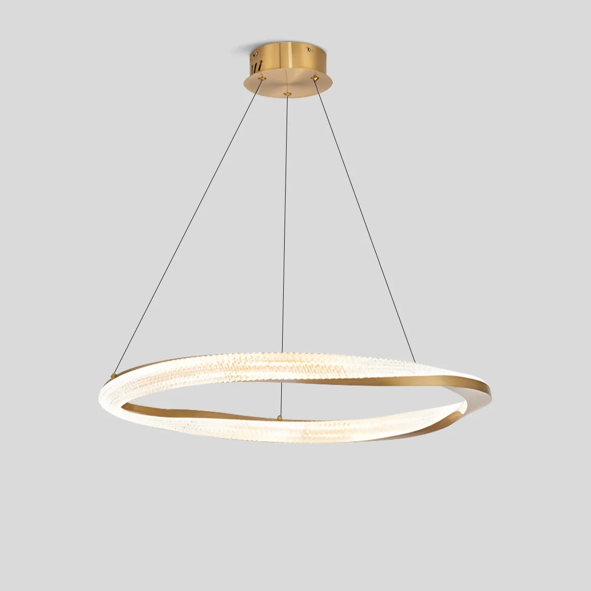 Feyran Modern Simple Mobius Circle Chandelier
