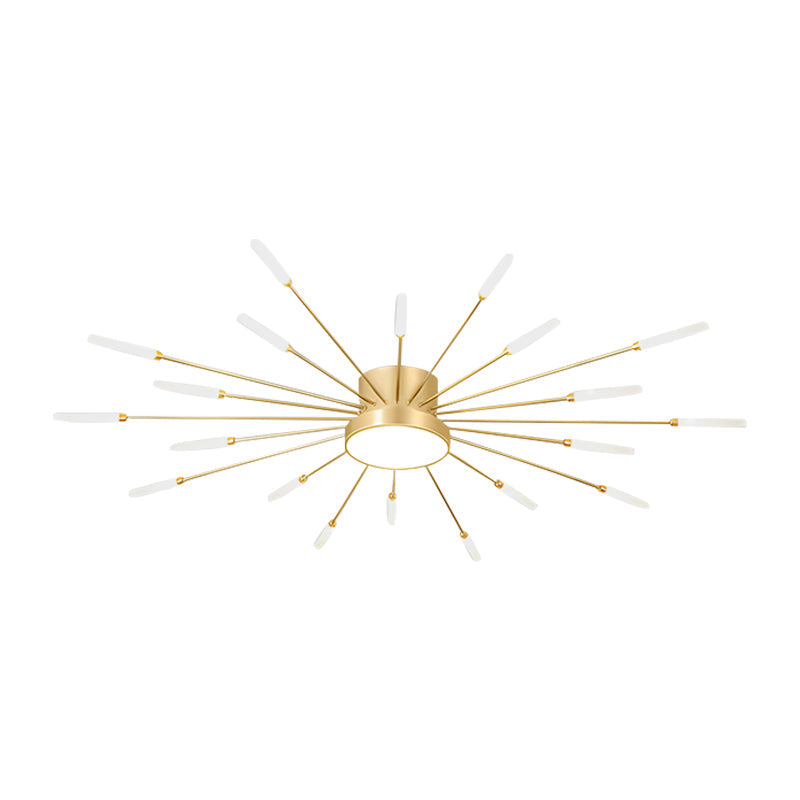Feyran Fireworks Swirl Ceiling Light for Living Room