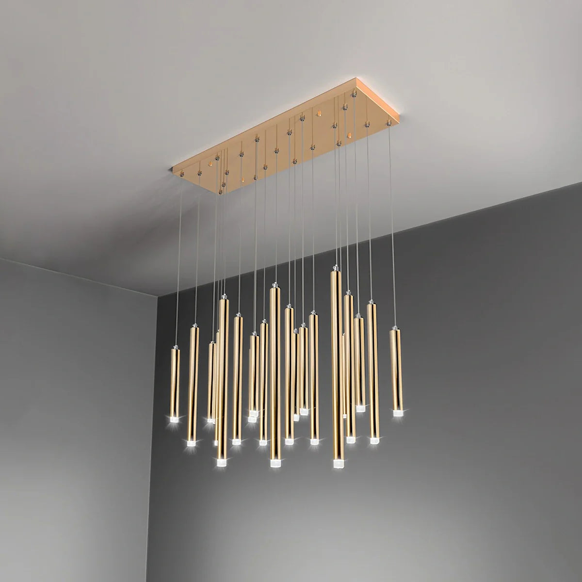 Feyran Modern Luxury Large Long Cylindrical Chandelier