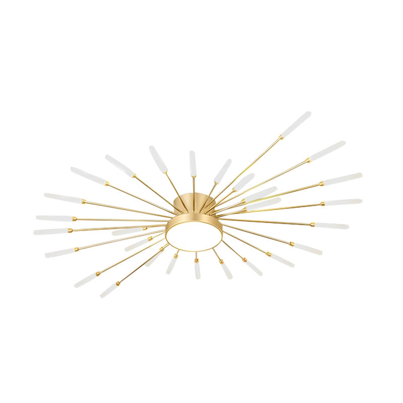 Feyran Fireworks Swirl Ceiling Light for Living Room