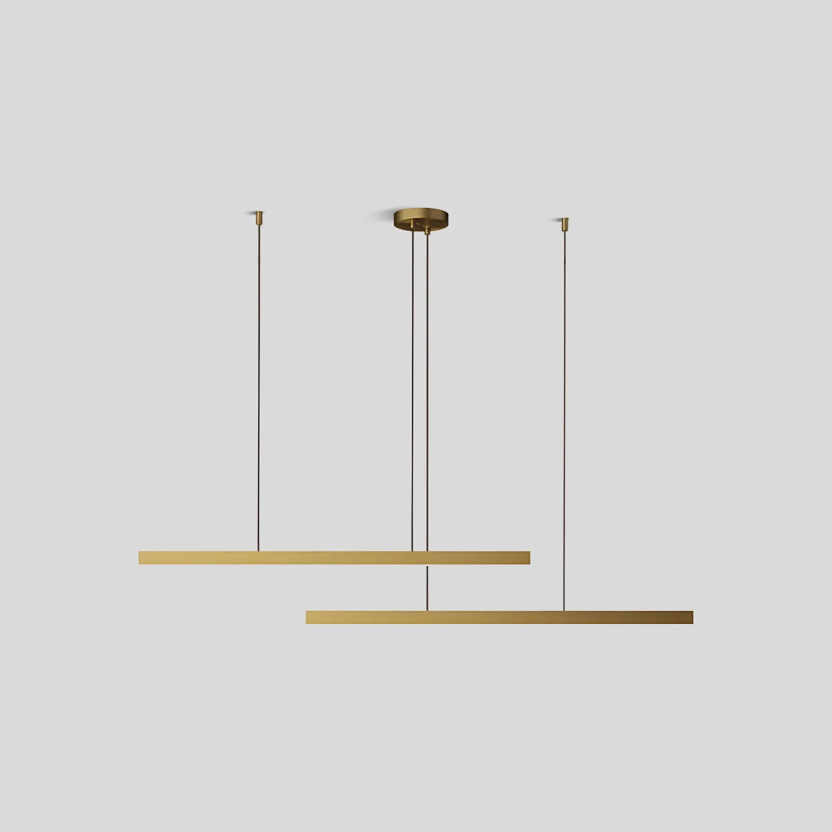 Feyran All Copper Minimalist Chandelier for Dining & Living Rooms