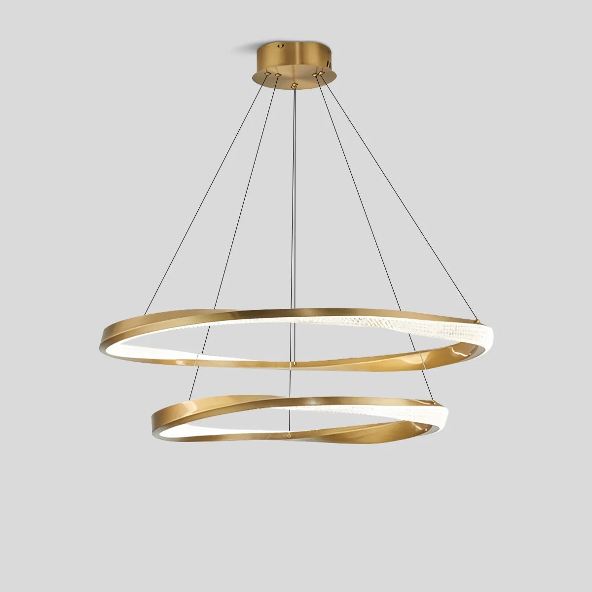 Feyran Modern Simple Mobius Circle Chandelier