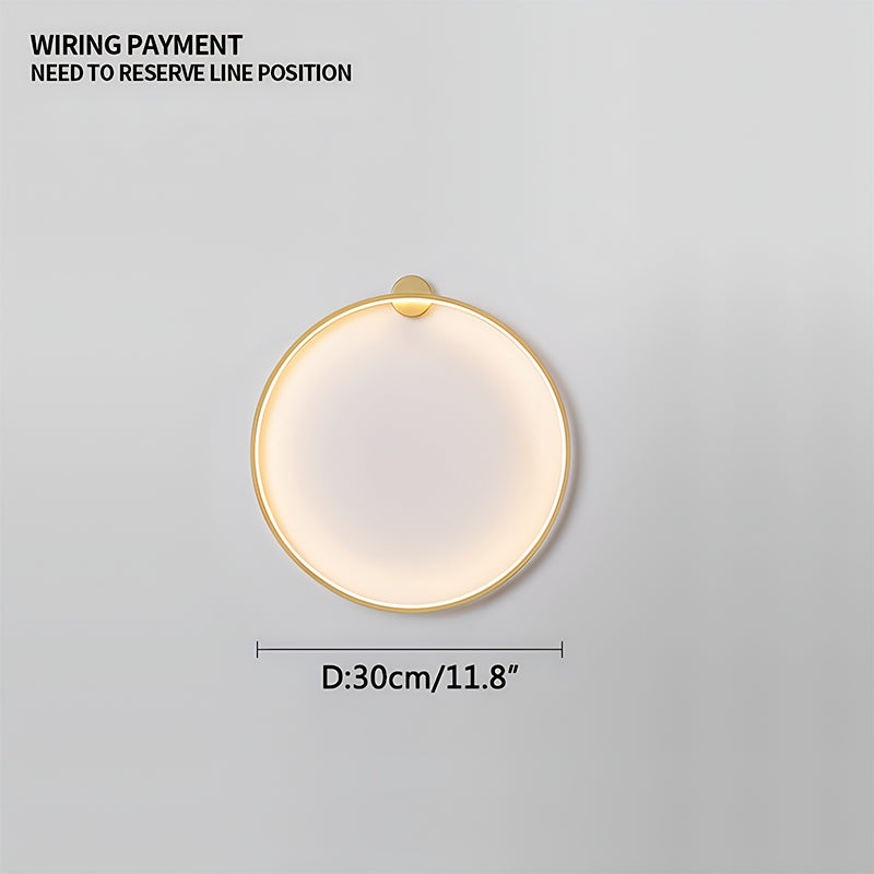Feyran Round Ring LED Wall Lamp for Living Room