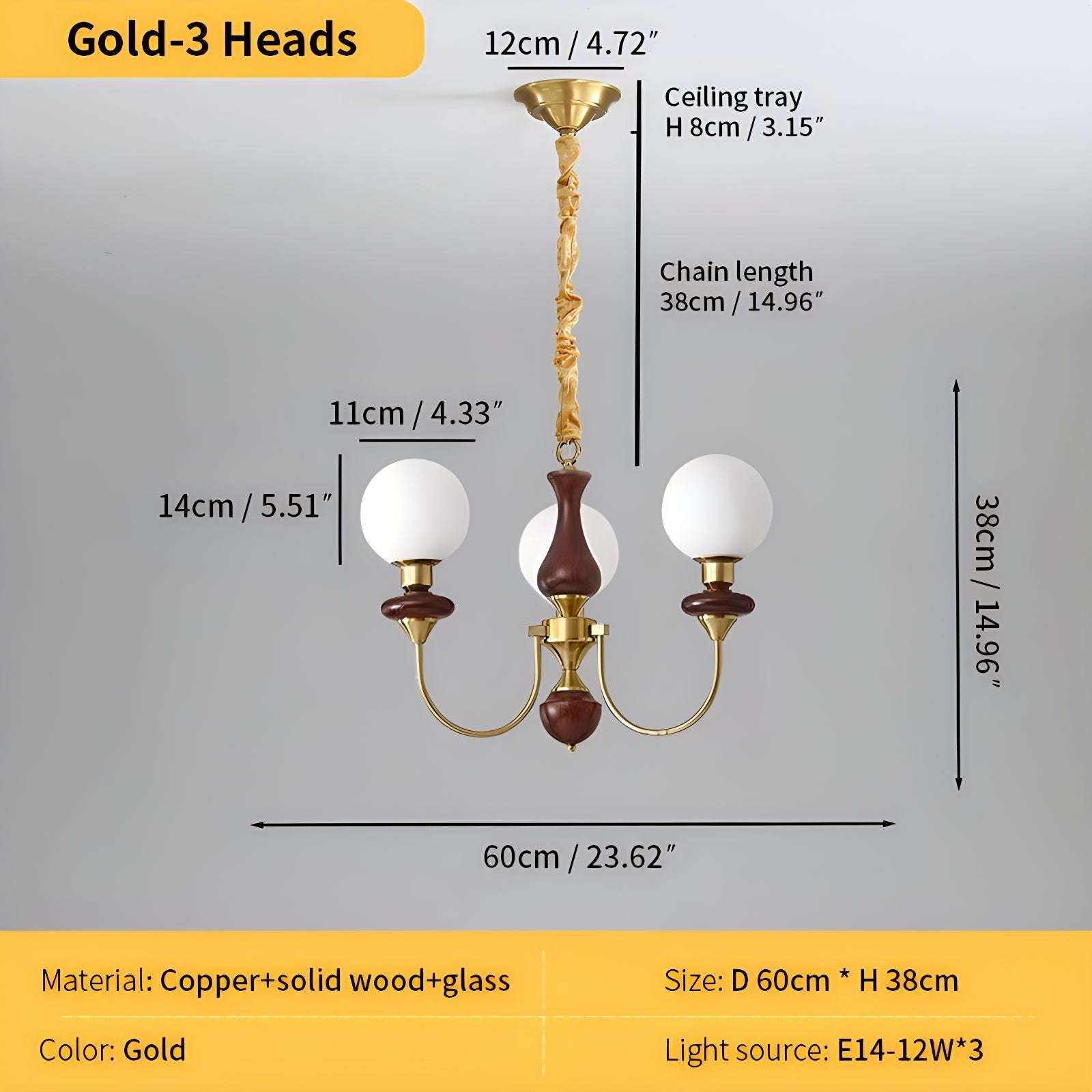 Feyran Modern Luxury Metal Chandelier