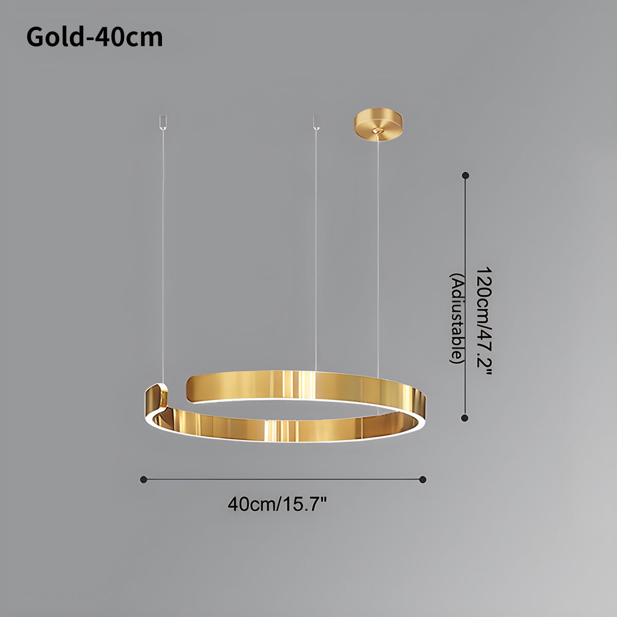 Feyran Modern Ring LED Chandelier for Living Room