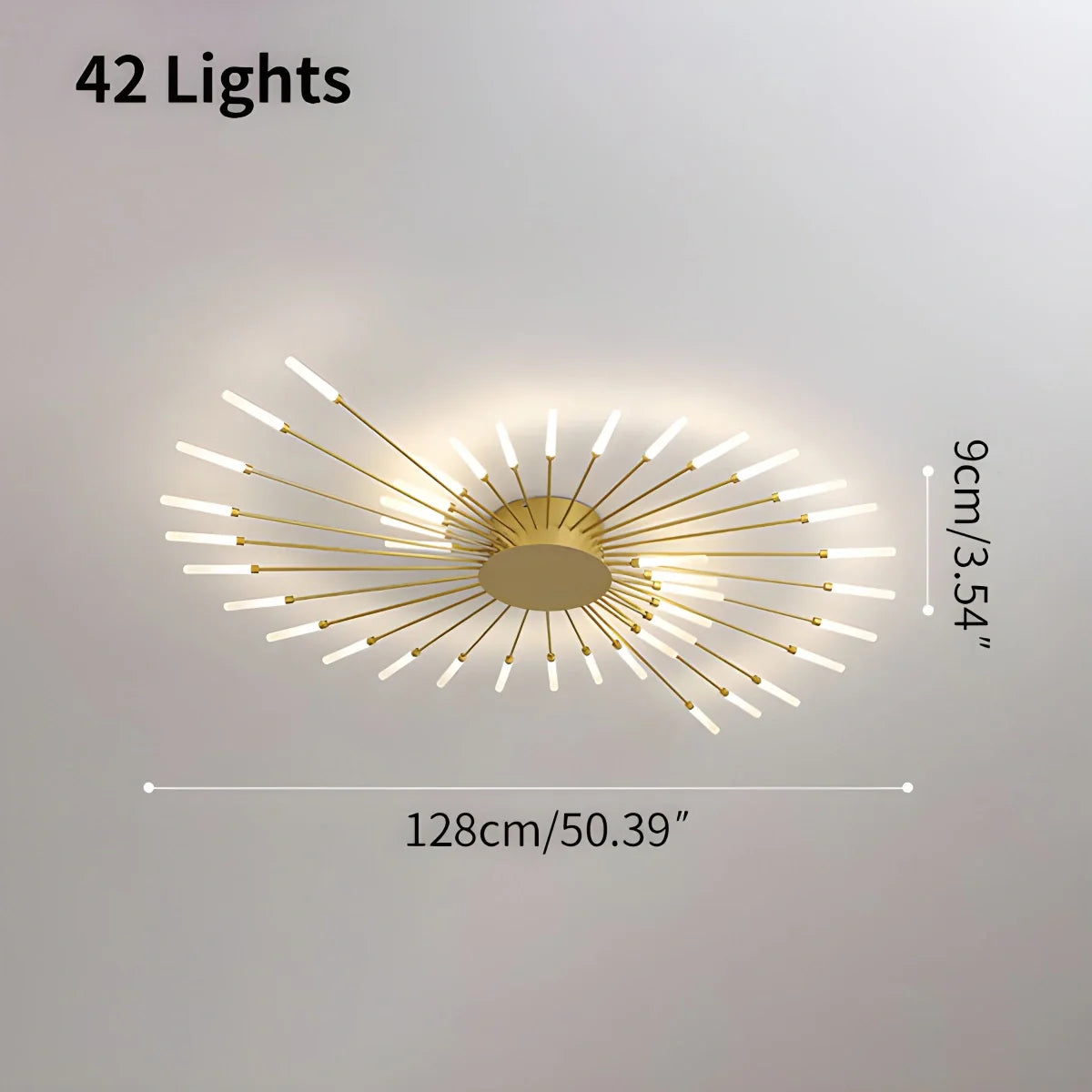 Feyran Fireworks Starburst Ceiling Light