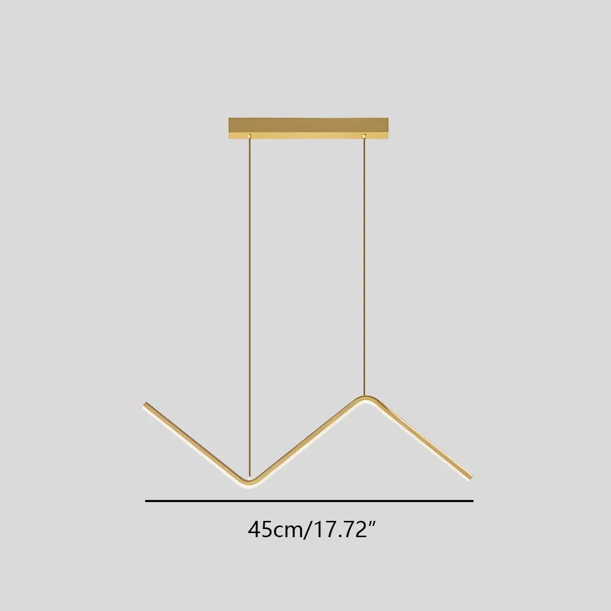 Feyran Serena Z-shaped Pendant Light for Dining Room