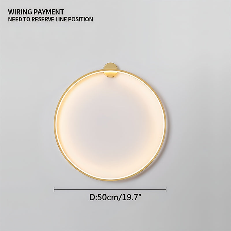 Feyran Round Ring LED Wall Lamp for Living Room