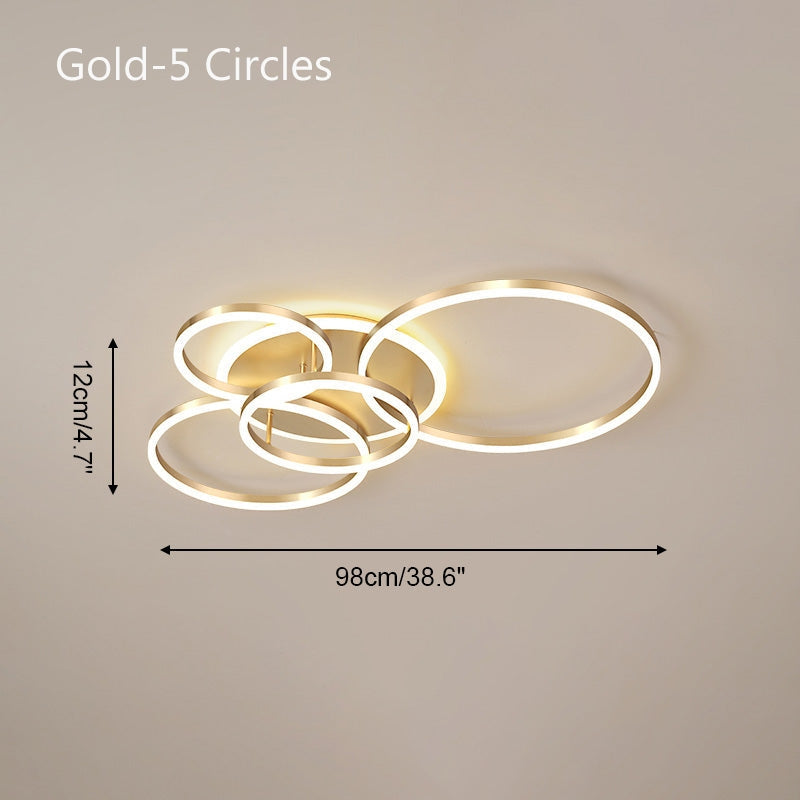Feyran Circular LED Ceiling Light for Living Room
