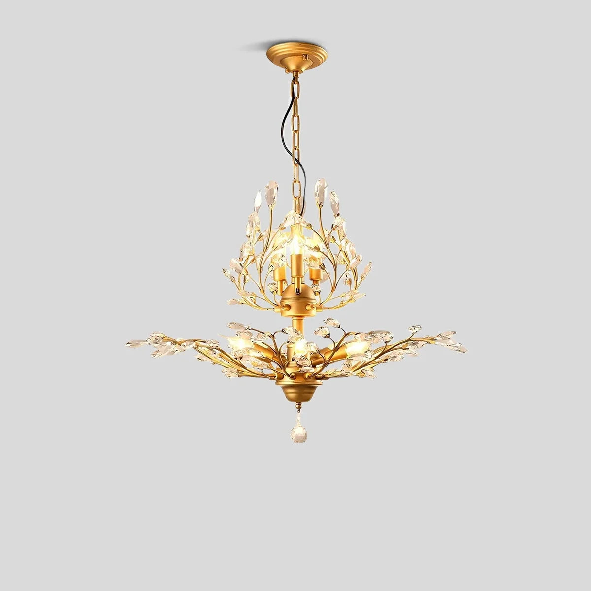 Feyran Tree Branch Crystal Chandelier for Living Room