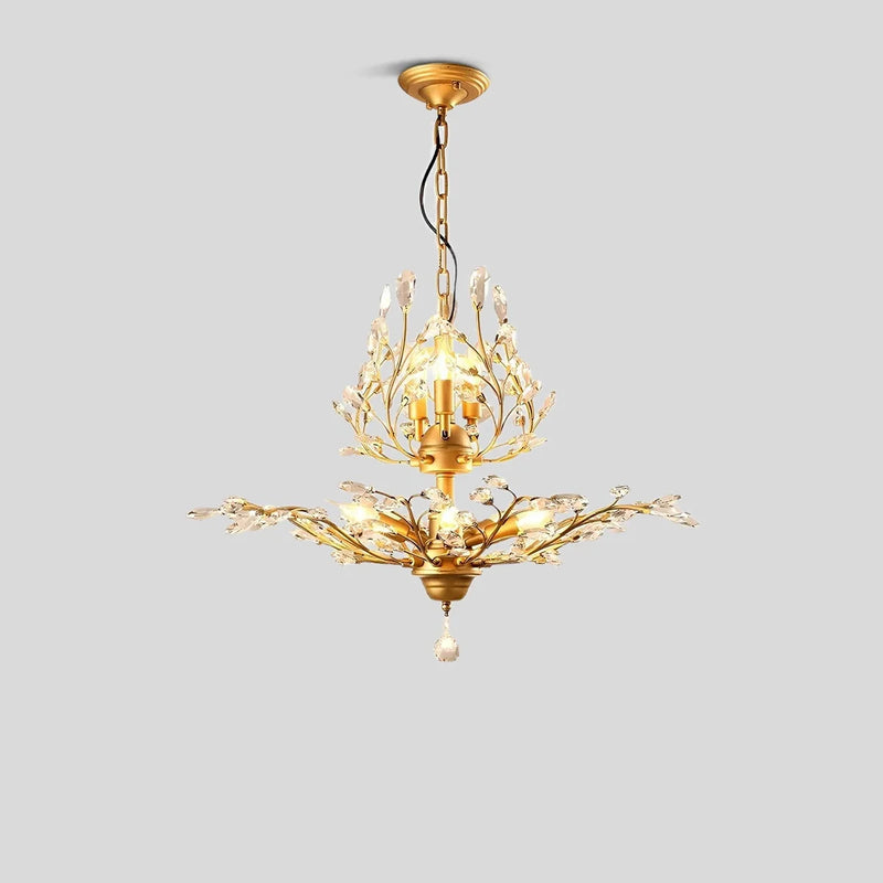 Feyran Tree Branch Crystal Chandelier for Living Room